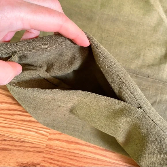 Green Lined Midi Skirt - Picture 7 of 11